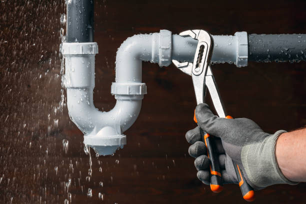 Professional Drain Cleaning technician working in Linwood, KS